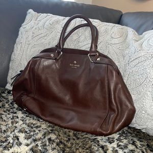 brand new kate spade brown handbag